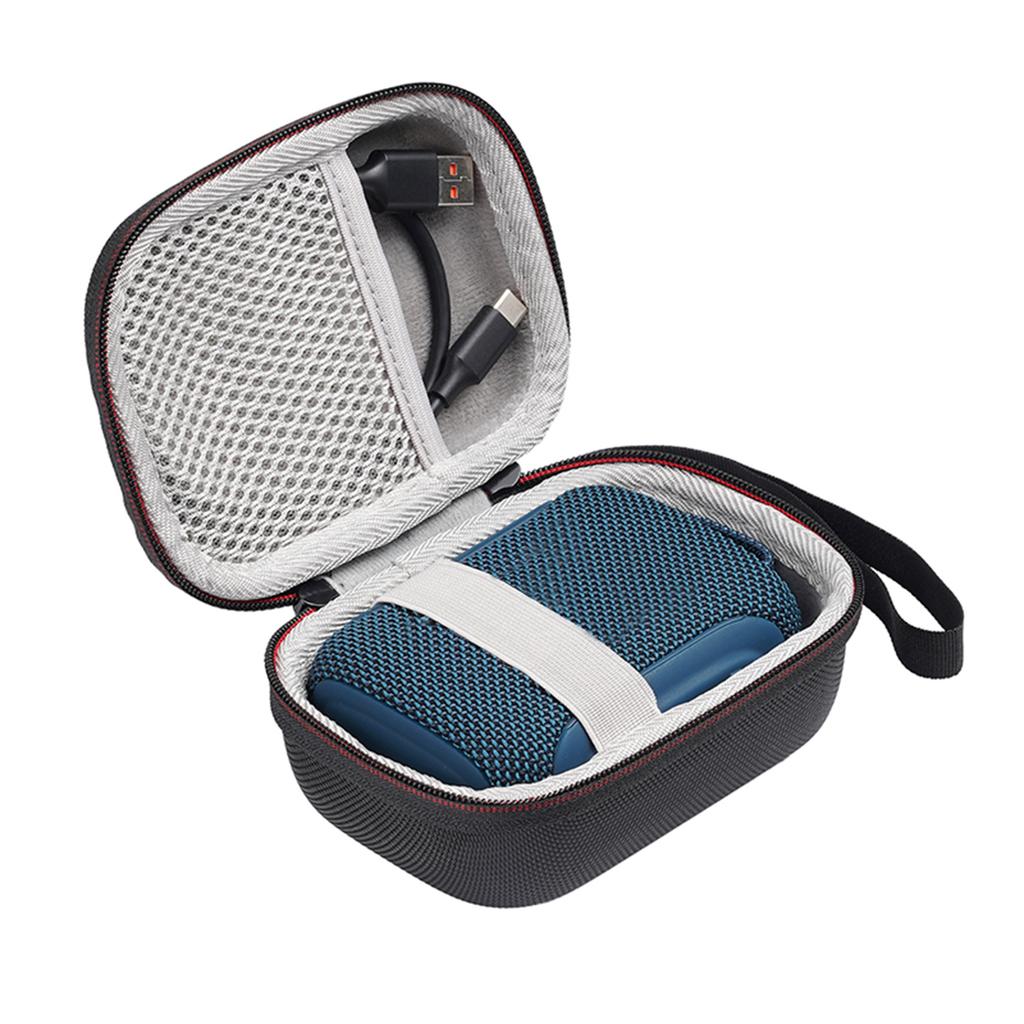 Portable Protective Case with Mesh Pocket Hard EVA Travel Case Shockproof Travel Carrying Case for JBL Go 5 Speaker Accessories