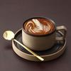 Creative Handmade Coarse Pottery Coffee Cup And Saucer Set Cup And Saucer Retro Water Cup Ceramic Cup Breakfast Cup Household Water Cup