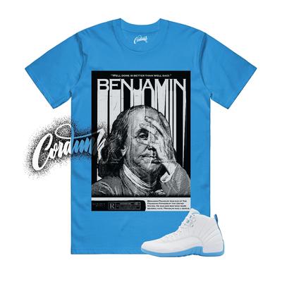 12 Melo White University Blue Emoji T Shirt Match Match BF