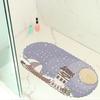 Beautiful Illustrations Balcony Bathroom Mat Hydrophobic Non-Slip Door Mat Swimming Pool Public Places Non-Slip Floor Mat
