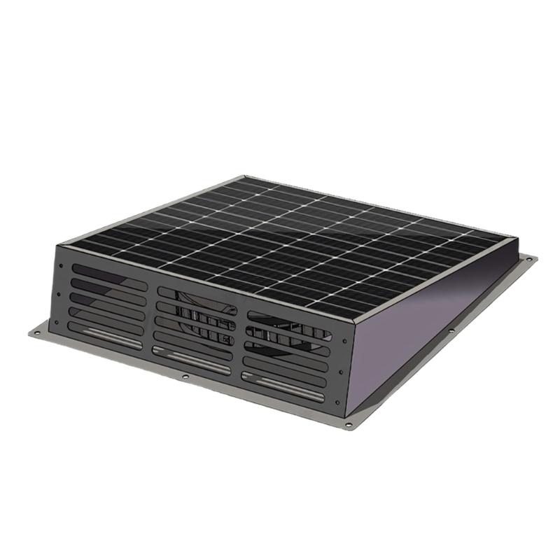 Metal Solar Panel Roof Exhaust Fan 3.6W 2500RPM Low Noise Ventilation Blower Ventilator Extractor Airduct