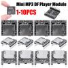 1-10PCS DFPlayer Mini MP3 Player Module TF Card U Disk Mini MP3 DF Player Audio Voice Module IO/Serial Port/AD MP3-TF-16P
