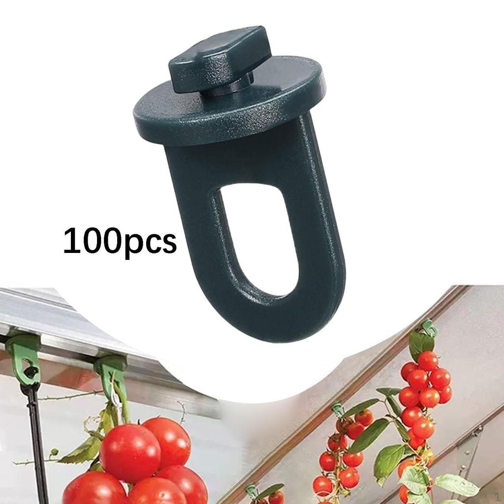 Gewächshaus Haken Befestigungsklemmen Deko Einfache Installation Zubehör Drehclips Stütze
