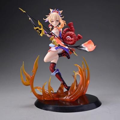 Anime Genshin Impact Yoimiya postava hračka PVC kolekce dekorace dívka bez krabice