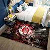 FC St Pauli Clublogo Stadion Kunstprint Vloerkleed Antislip Rechthoekig Vloermat Voetbalfan Huis Gaming Decor