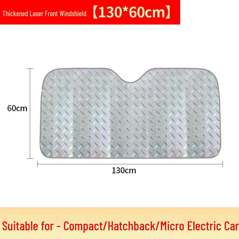 Car Windshield Sunshade with Heat Insulation Laser Protection