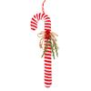 Christmas Plush Soft Candy Cane Red and White Cane Hook Ornaments Christmas Tree Hanging Props- Perfect Holiday Party Decor