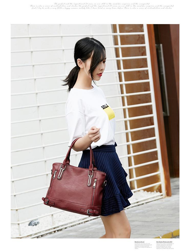 2024 Spring/Summer Women's European and American Large Capacity Handbag Tote and Crossbody Bag