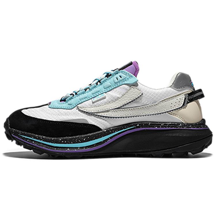 

FILA Leather Low top Casual Running Shoes Unisex White Green Black Korean Style 1RM01799D_110 240