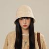 Fisherman Cap Warm Sun Bonnet Beanie For Outdoor Foldable New Casual Autumn Winter Women'S Knitted Bucket Hat