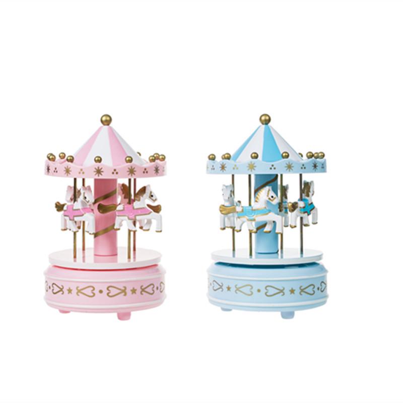 Christmas Carousel Cake Decoration Music Box - Perfect Gift for Girls & Creative Baking Ornament