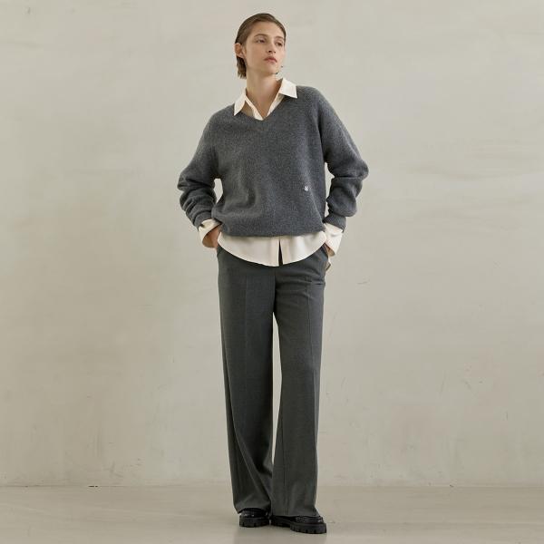 ATELIER NAIN Signature Winter Straight Long Pants (Pt-5463)