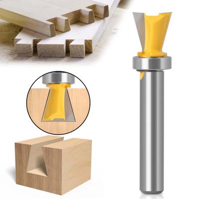 Frézka s rybinovým spojem Pevný Hladký řez Tepelně odolný 8mm stopka Rybinová fréza na dřevo Zpracování dřeva