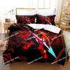 3d Anime Game Mega Man Zero Bedding Set Printed Bed Set Duvet Cover Sheet Pillowcase Bed Soft Quilt Cover Full Queen King Size