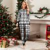 Print Cute Family Set Pajamas, Home Clothes, Family Set Long Sleeve Top Pants Set