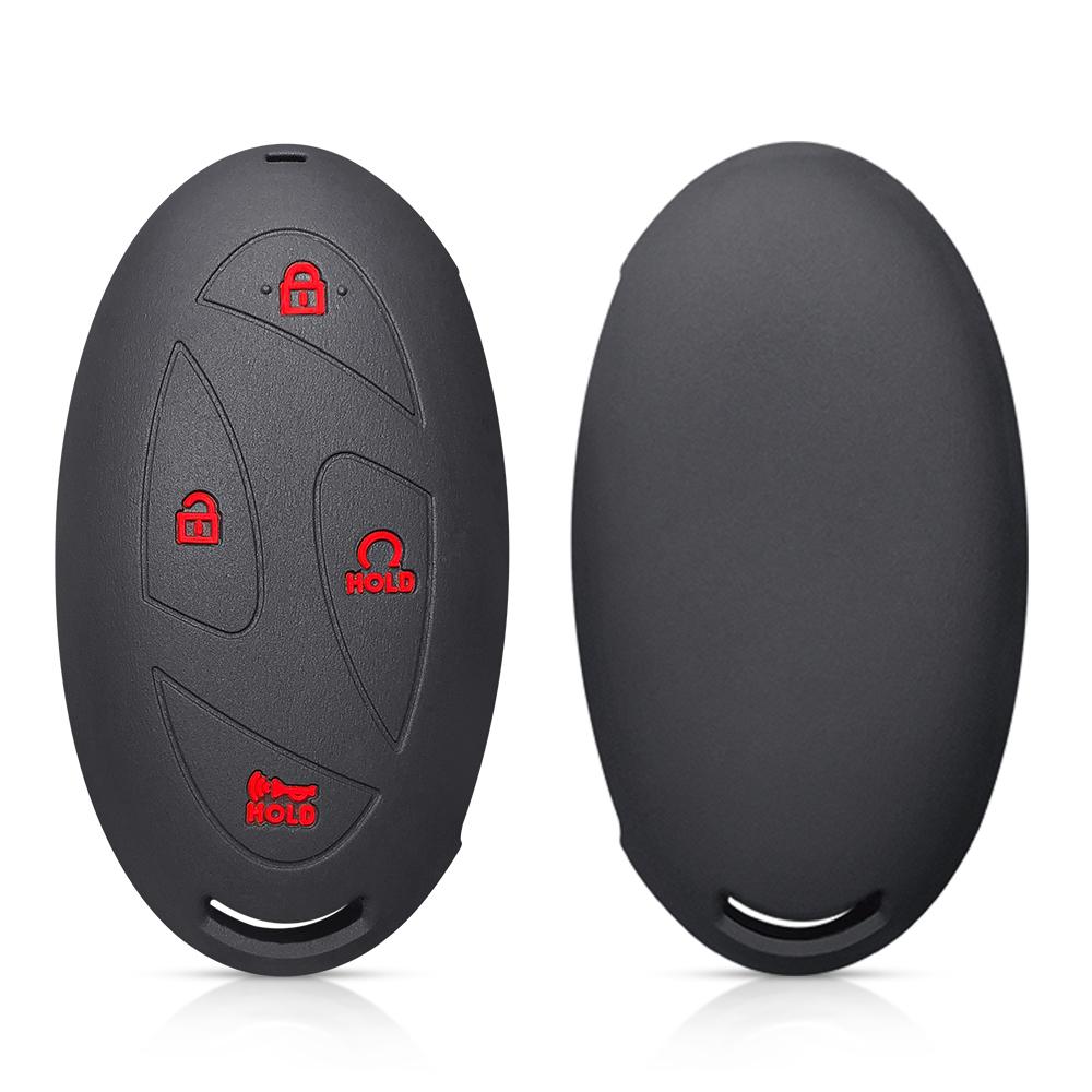 SKCW6 Silicone Key Cover For Hyundai Kona 2024 Ioniq 2021 Elantra SEL 2023 Ioniq 5 6 7 Grand Prix GN7 Key Case Car Accessories Chains