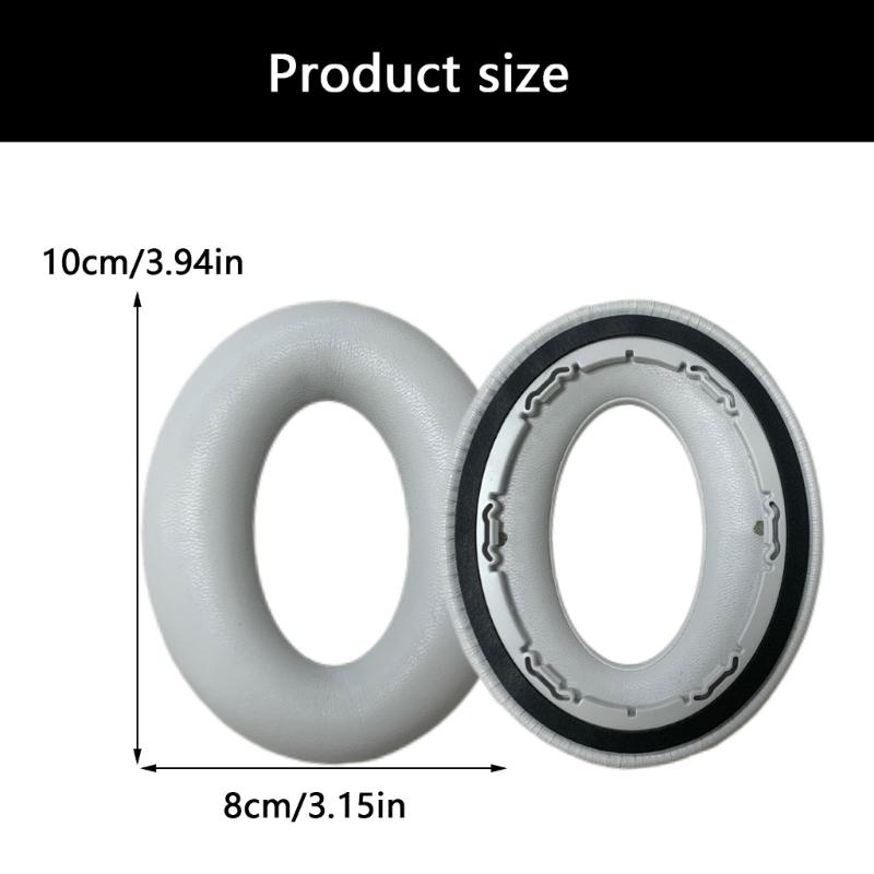 1 Pair Soft Sponge Replacement Ear Pad for Bluetooth-compatible Wireless Headphones Ear Pad Headset Accessories