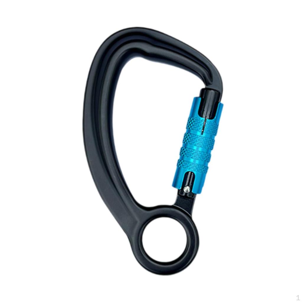 Karabinek samozamykający 30kN Blokada Stop aluminium do wędrówek na świeżym powietrzu