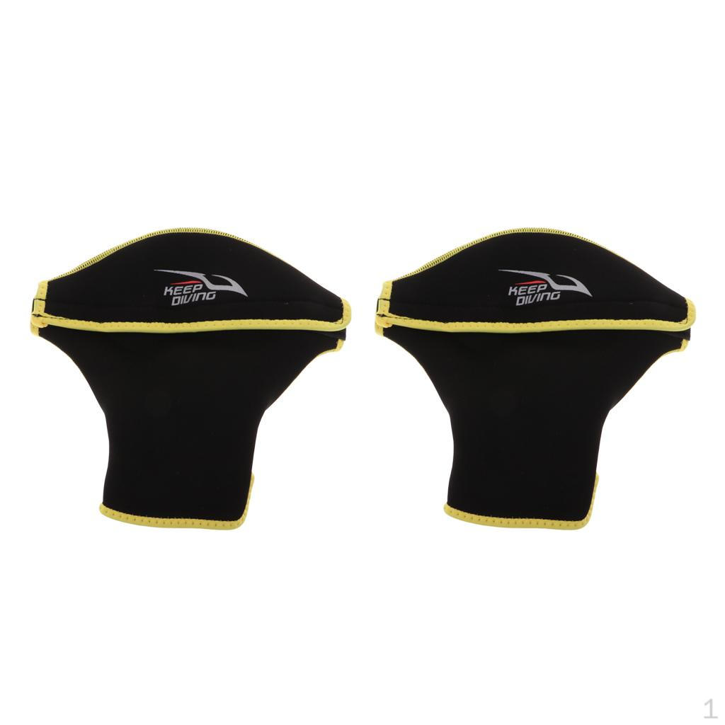 1 Pair Neoprene Kayak Rowing Rafting Paddle Gloves Hand Finger Palm