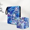 Custom Cover 500+ Capacity A4 Yu-Gi-Oh! Binder Premium PU Leather 9-Pocket Zippered Album TCG Organizer with Refillable Pages