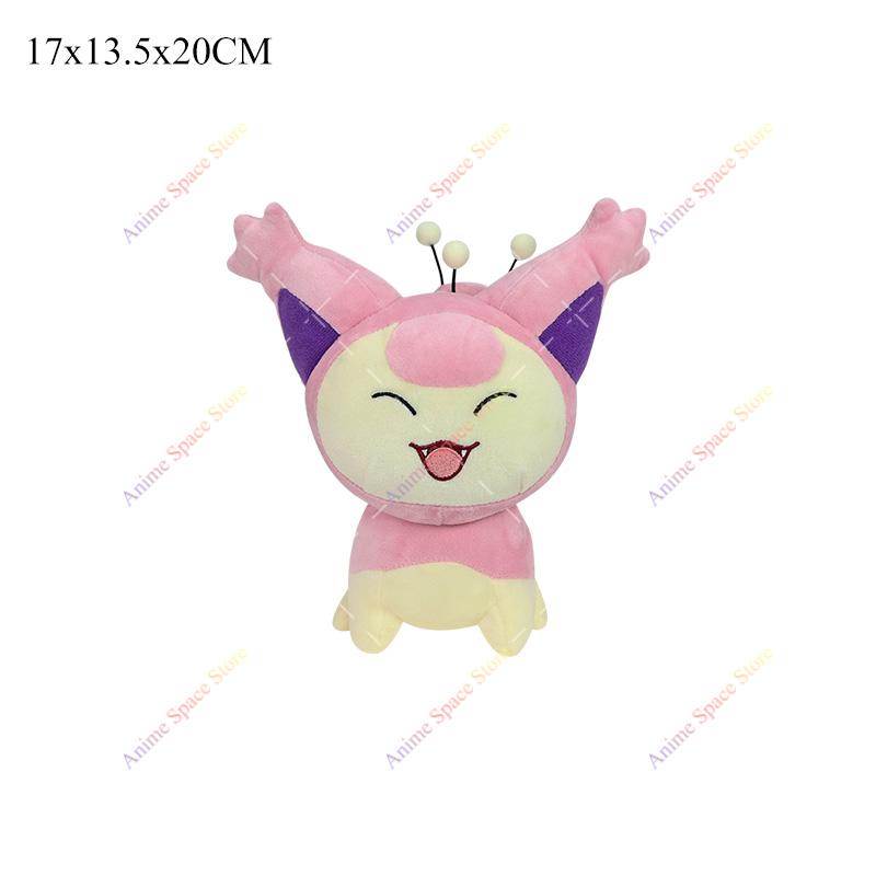 Wooper Plush Toys Cute Anime Plushie Scizor Nidoran Mimikyu Lapras Garchomp Litten Bidoof Ho-Oh Stuffed Kids Xmas Dolls