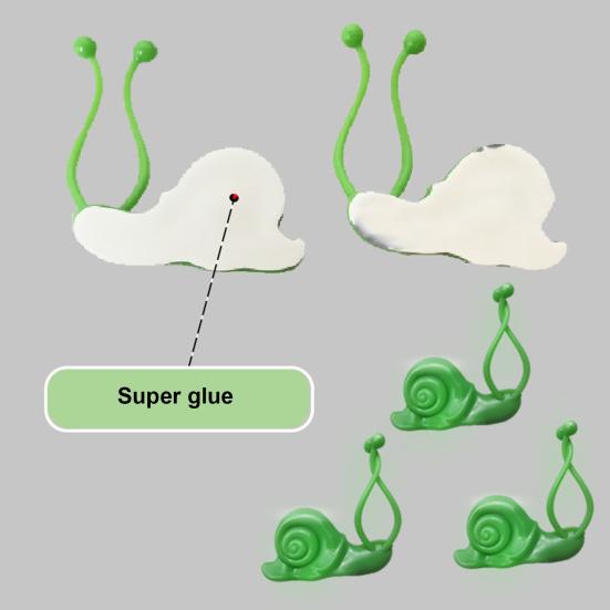 20Pcs/Set Climbing Plant Clip Self-adhesive Non Marking Butterfly Plant Climbing Wall Fixture Clips