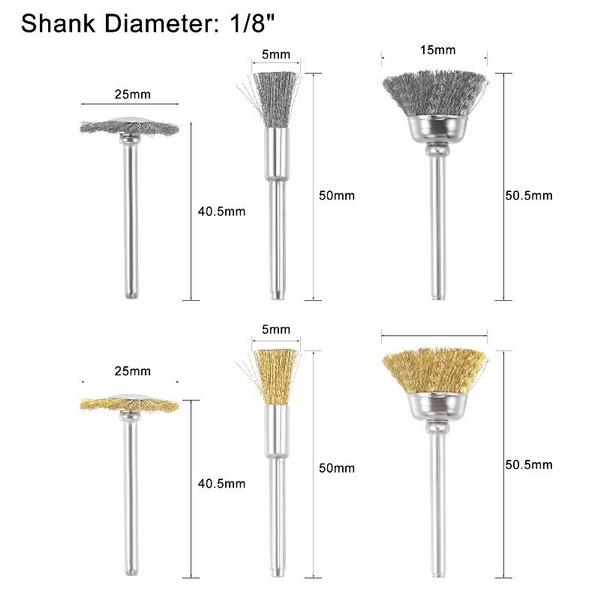 Mini perie Perie din sârmă de cupru Perie cu mâner Roată din sârmă de cupru Tip bol în formă de T Perie electrică de lustruit Perie de lustruit