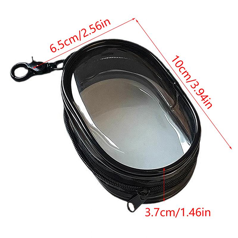 

Органайзер для ювелирных изделий, симпатичная сумка для кукол, органайзер с брелоком, пылезащитный чехол чёрный