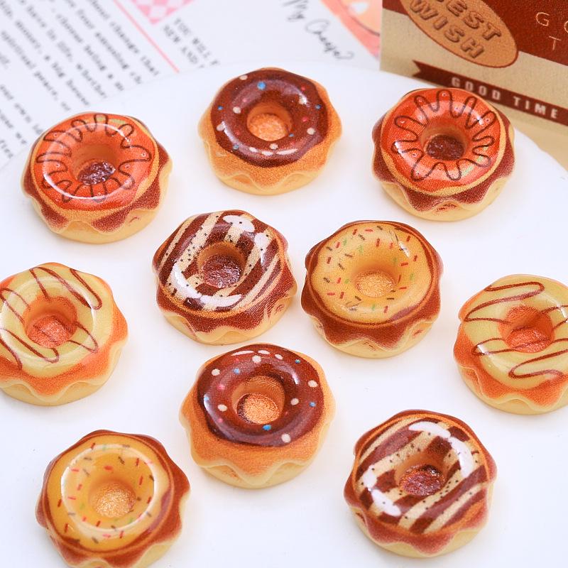Chocolate Flavored Candy Resin Shoe Buckle & DIY Jewelry Hair Clip Accessories