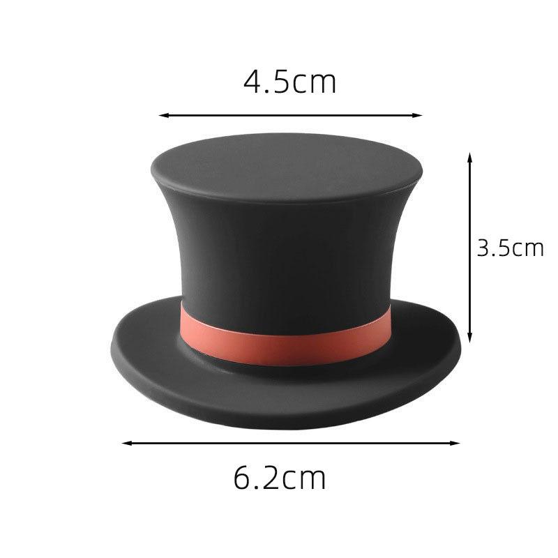 Kreativní kouzelnický cylindr Zátka na víno Opakovaně použitelná silikonová těsnící zátka pro lahve vína Nepropustná zátka pro uchování šampaňského whiskey