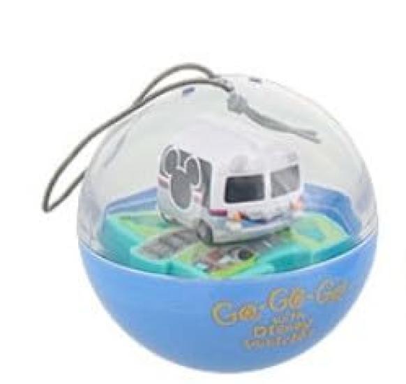 

Disney Capsule Toy Vehicle Keychain Tokyo Disney Resort Exclusive Resort Cruiser белый