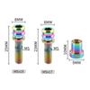 M5*17mm Bicycle Stem Fixing Nut Aluminum Zinc Zinc Alloy Bike Lock Screw Fastener  MTB