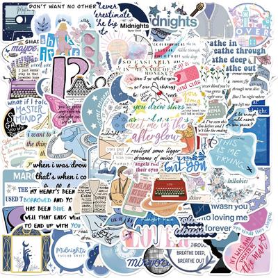 100 Kleine Frische Version Ohne Avatar Taylor Swift Graffiti Aufkleber Dekorieren Gitarre Notizbuch Koffer DIY Wasserdichte Aufkleber