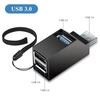 USB Direct USB USB Combo USB Hub for USB Port High and Compatible with and Windows 3-Port Hub, Mount, 3.0 + 2.0 Hub, Ultra-Compact, Expansion, Speed,