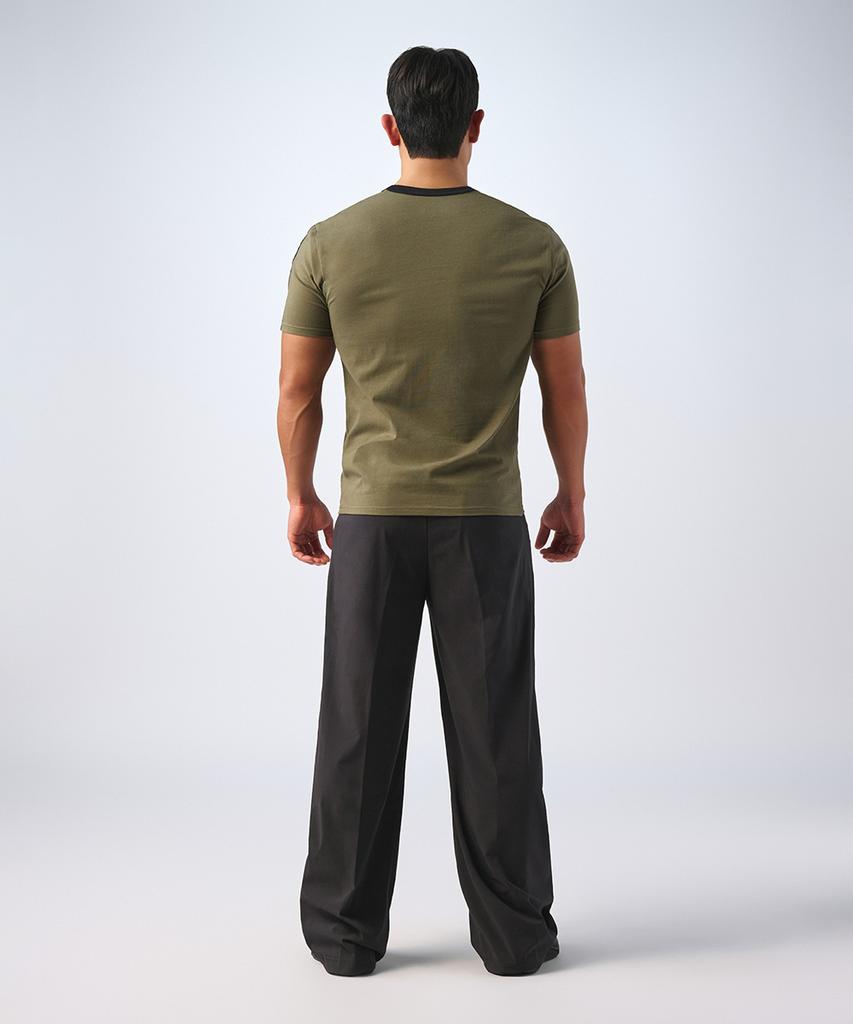 MUSINSA STANDARD SPORTS Cotton Air Muscle Fit Ringer Short Sleeve (2 Colors)
