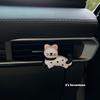 Healing Car Fragrance Diffuser Clip for Car Interior Air Vent, Cute Cat Car Aroma Diffuser Stone for Women