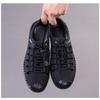 Sandali casual da uomo estivi, alla moda, traforati, traspiranti, scarpe basse, da lavoro, con suola morbida
