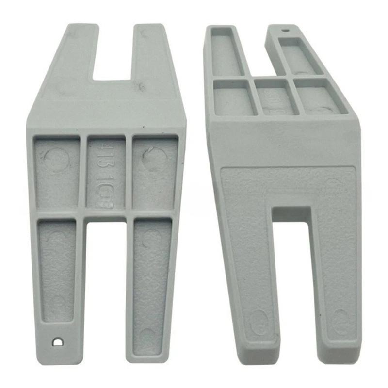 2Pcs Sewing Button Clearance Plate Button-Reeding Hump Jumper Presser Feet for Multifunctional Domestic Sewing Machine