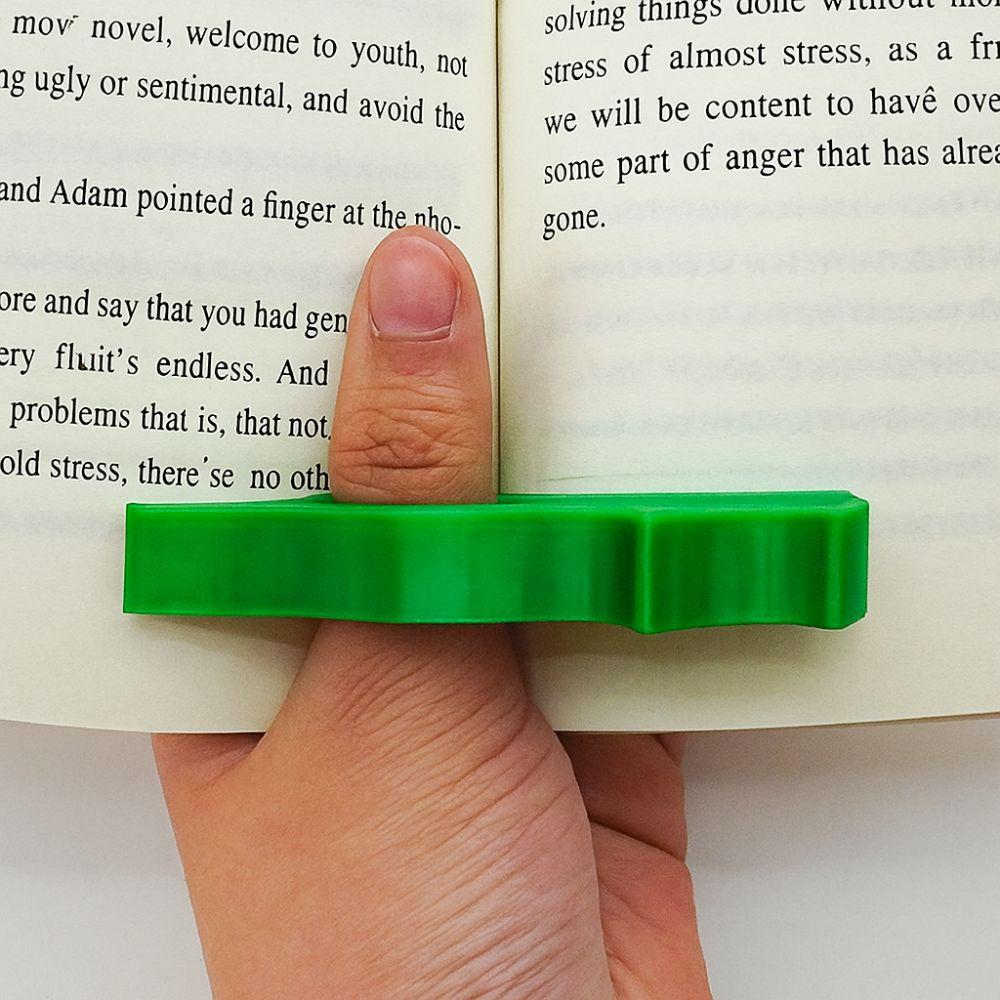 Scratch Resistant Book Thumb Page Holder Waterproof Book Page Holder  Book Lovers