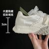 Dopamine leather Forrest Gump shoes 2025 summer new thick-soled small fresh German training shoes casual versatile breathable shoes