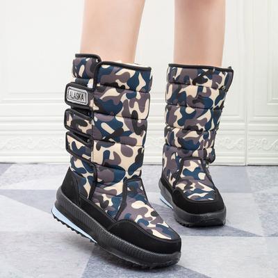 Cold Resistant Velvet And Cotton Warm Snow Boots Men'S Outdoor High Top Snow Boots Cold Resistant Shoes Winter Russian