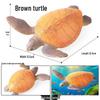 Wild Animal Model: Children's Simulation Turtle Gift Set - Tortoise Variants & Spiderweb Design.