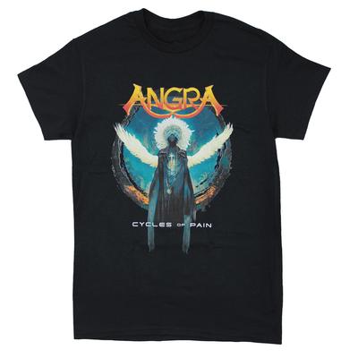 Herren Angra Cycles Of Pain T-Shirt Herren Damen T-Shirts Oberteil Schwarz