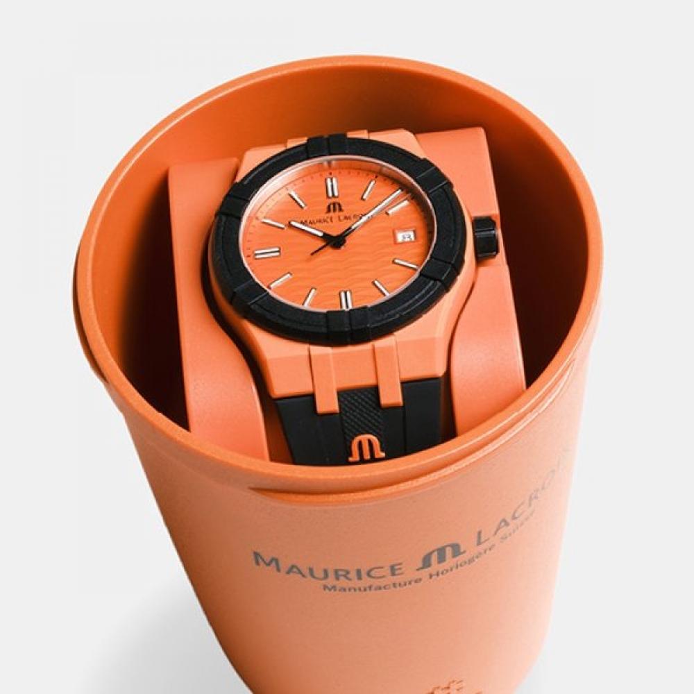 Maurice Lacroix Icon Tide Quartz 40mm Rubber Band Ai2008 50050 300 0