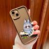 Süße Handyhülle mit Labubu-Muster für iPhone Samsung Galaxy Xiaomi Redmi POCO HUAWEI Honor Stoßfestes, weiches, flexibles Gummi-Cover-Gehäuse