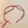 Women Headband Anti-slip Teeth Glasses Frame Design Acrylic Material Lightweight Hair Hoop Hair Accessories