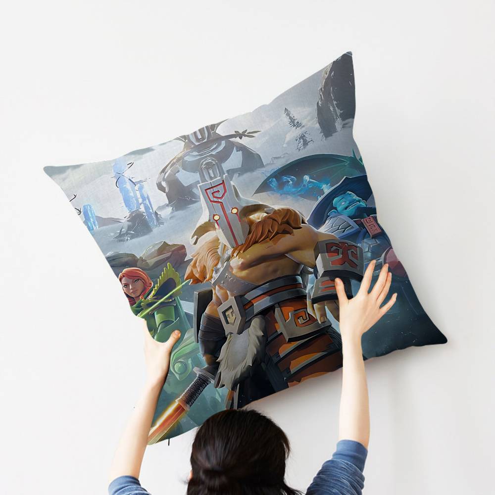 DDOTA  Character Stitch Lucky Dragon pillow cover sofa cushion cover home room decoration children gift