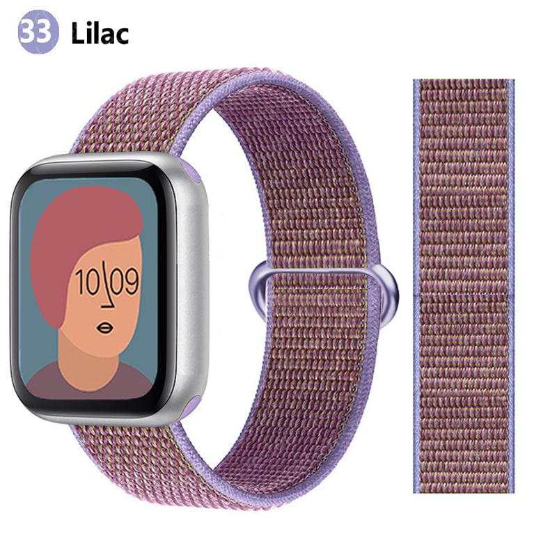 2pcs Straps For Apple Watch Band 44mm 40mm 45mm 46mm 42mm 49mm 41mm Nylon Loop Bracelet iwatch Series 10 9 8 7 6 5 3 se ultra 2