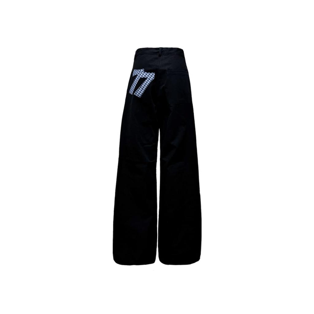 Tansanmageunesyum 77 Applique Pants (Black)