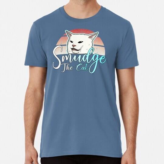 

Smudge The Cat Vintage Size S to 5XL T-Shirt M